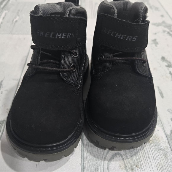 Skechers Mecca-Bolders Kids' Toddler Black Size 7 - Picture 4 of 10